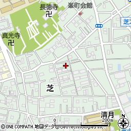 埼玉県川口市芝4874-6周辺の地図