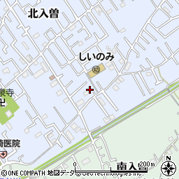 埼玉県狭山市北入曽391-1周辺の地図