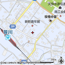 千葉県香取郡東庄町笹川い557-8周辺の地図