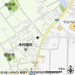 千葉県香取市下小川1477周辺の地図