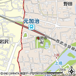 埼玉県入間市野田159周辺の地図