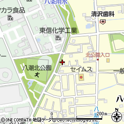 埼玉県八潮市八條2300-1周辺の地図