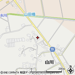 千葉県香取市山川137周辺の地図