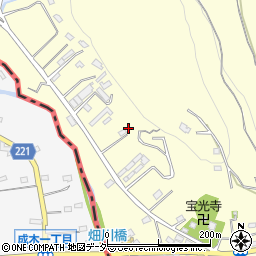 埼玉県飯能市上畑284周辺の地図