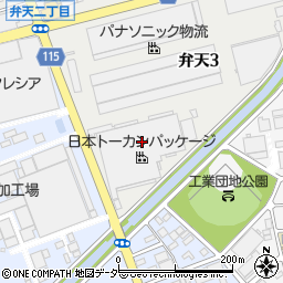 日本トーカンパッケージ株式会社　埼玉工場周辺の地図