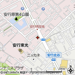 焼肉黒塀家川口安行店周辺の地図