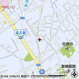 埼玉県狭山市北入曽894周辺の地図