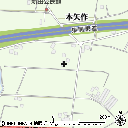 千葉県香取市本矢作1416周辺の地図