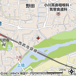 埼玉県入間市野田70周辺の地図