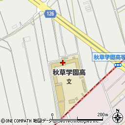 秋草学園高等学校周辺の地図