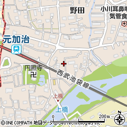 埼玉県入間市野田109周辺の地図