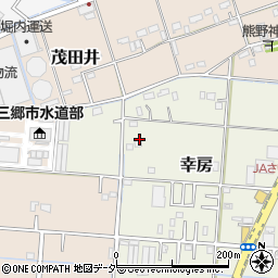 埼玉県三郷市幸房20周辺の地図