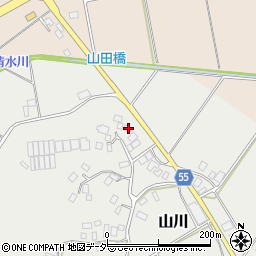 千葉県香取市山川136周辺の地図
