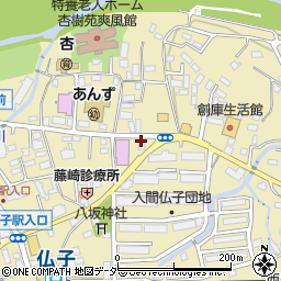 埼玉県入間市仏子1084周辺の地図