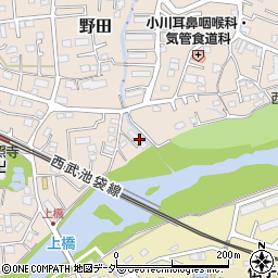 埼玉県入間市野田74周辺の地図