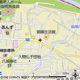 埼玉県入間市仏子1157-12周辺の地図