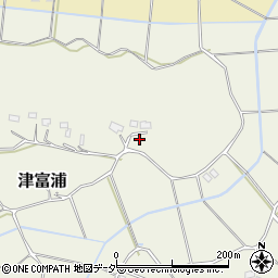 千葉県成田市津富浦263周辺の地図