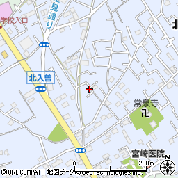 埼玉県狭山市北入曽894-10周辺の地図