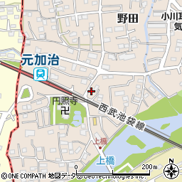 埼玉県入間市野田111周辺の地図