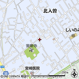 埼玉県狭山市北入曽337-3周辺の地図