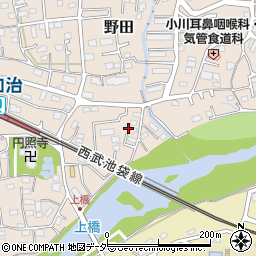 埼玉県入間市野田93周辺の地図