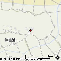 千葉県成田市津富浦267-2周辺の地図