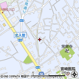 埼玉県狭山市北入曽894-8周辺の地図