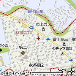 埼玉県富士見市水谷東2丁目40周辺の地図