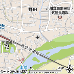 埼玉県入間市野田89周辺の地図