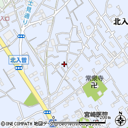 埼玉県狭山市北入曽892-10周辺の地図