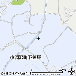 〒408-0043 山梨県北杜市小淵沢町下笹尾の地図