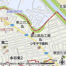 埼玉県富士見市水谷東3丁目10周辺の地図