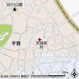 千葉県松戸市平賀周辺の地図