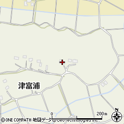 千葉県成田市津富浦271周辺の地図