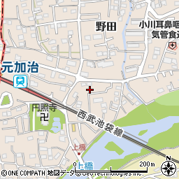 埼玉県入間市野田106周辺の地図