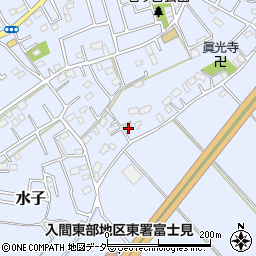 埼玉県富士見市水子2603周辺の地図