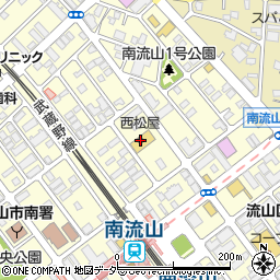 西松屋南流山駅前店周辺の地図