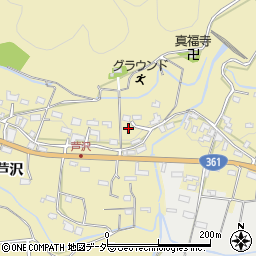長野県伊那市美篶芦沢周辺の地図