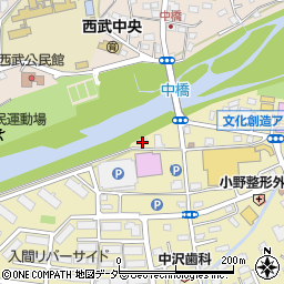埼玉県入間市仏子744-1周辺の地図