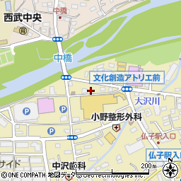 埼玉県入間市仏子760周辺の地図
