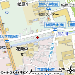 筑波進研スクール　松原教室周辺の地図