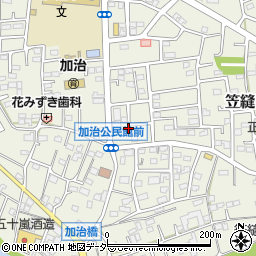 埼玉県飯能市笠縫61周辺の地図