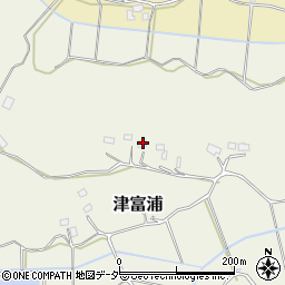 千葉県成田市津富浦282周辺の地図