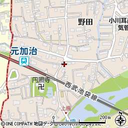 埼玉県入間市野田114周辺の地図