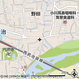 埼玉県入間市野田90周辺の地図