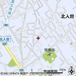 埼玉県狭山市北入曽886-12周辺の地図