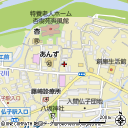 埼玉県入間市仏子1095周辺の地図