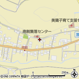 長野県伊那市美篶南割周辺の地図