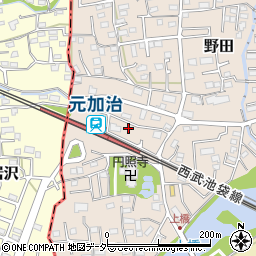 埼玉県入間市野田126周辺の地図