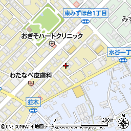 埼玉県富士見市東みずほ台1丁目8-1周辺の地図